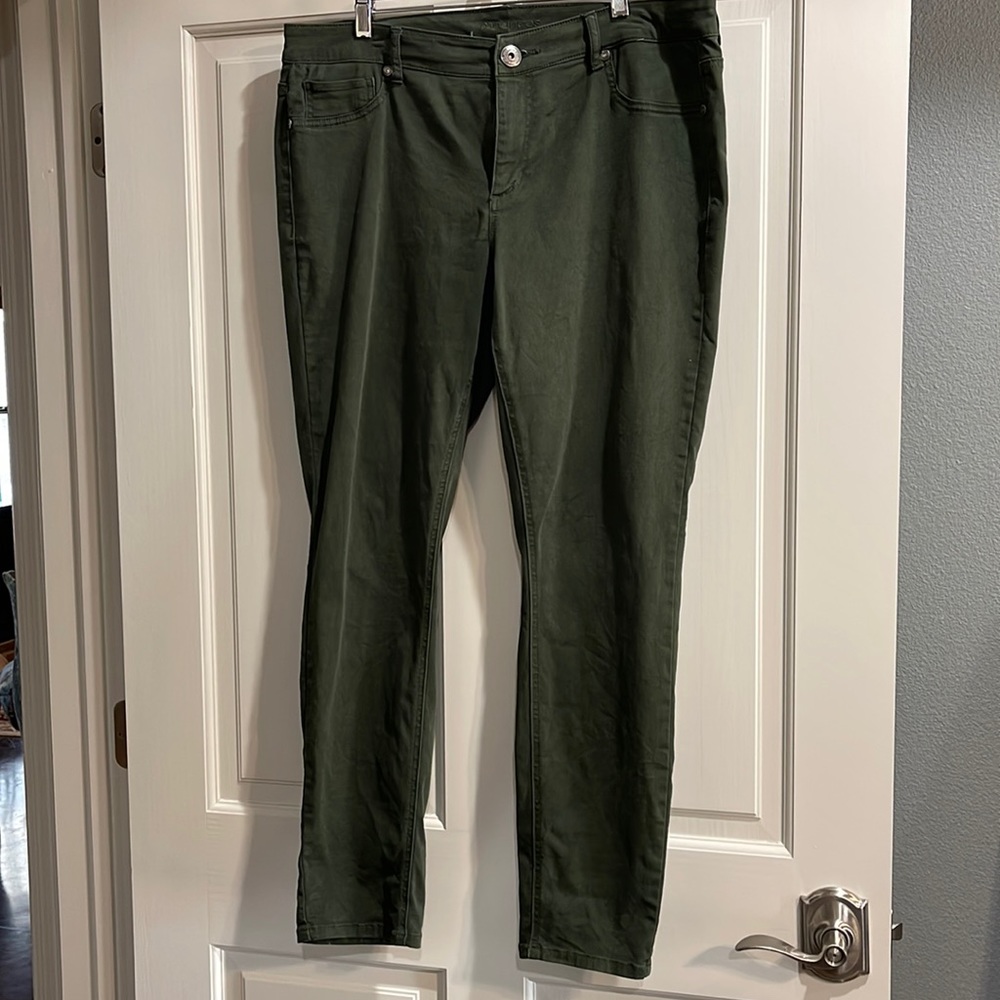 Green Skinny Jeans